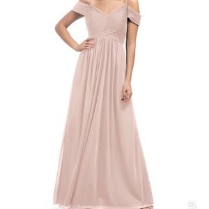 Azazie Aja dusty rose bridesmaid dress